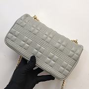 Burberry Quilted Lola Crossbody Bag Gray size 23 x 13 x 6 cm - 3