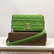 Burberry Quilted Lola Crossbody Bag Green size 23 x 13 x 6 cm - 1