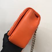 Burberry Quilted Lola Crossbody Bag Orange size 23 x 13 x 6 cm - 6