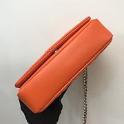 Burberry Quilted Lola Crossbody Bag Orange size 23 x 13 x 6 cm - 5