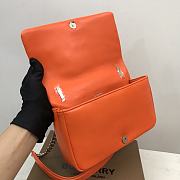 Burberry Quilted Lola Crossbody Bag Orange size 23 x 13 x 6 cm - 4