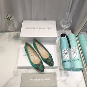 Manolo Blahnik Green Heel - 5