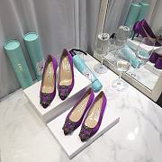 Manolo Blahnik Purple Heel - 3