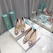 Manolo Blahnik Powder Pink Heel - 4