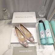 Manolo Blahnik Powder Pink Heel - 3