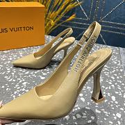 Louis Vuitton Sparkle Slingback Pump Beige - 5