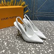 Louis Vuitton Sparkle Slingback Pump White - 1