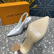Louis Vuitton Sparkle Slingback Pump White - 4