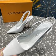 Louis Vuitton Sparkle Slingback Pump White - 3