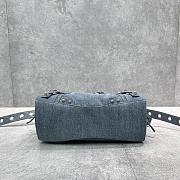 BALENCIAGA Neo Cagole XS Bag In Denim size 26 x 10 x 17 cm - 5