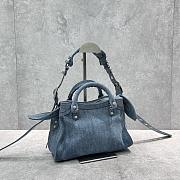 BALENCIAGA Neo Cagole XS Bag In Denim size 26 x 10 x 17 cm - 3