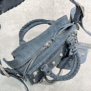 BALENCIAGA Neo Cagole XS Bag In Denim size 26 x 10 x 17 cm - 2