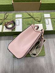 Gucci GG Matelassé Mini Top Handle Bag Pink size 28x22x10cm - 5