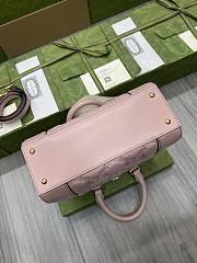 Gucci GG Matelassé Mini Top Handle Bag Pink size 28x22x10cm - 6