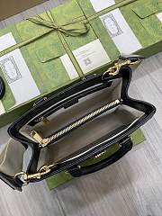 Gucci GG Matelassé Mini Top Handle Bag Black size 28x22x10cm - 2