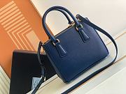 Prada Galleria Saffiano Leather Mini-Bag Navy Blue size 20x15x9.5 cm - 4