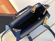 Prada Galleria Saffiano Leather Mini-Bag Navy Blue size 20x15x9.5 cm - 2