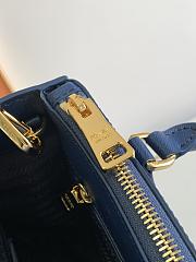 Prada Galleria Saffiano Leather Mini-Bag Navy Blue size 20x15x9.5 cm - 3