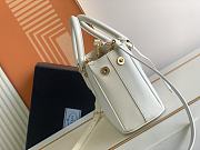 Prada Galleria Saffiano Leather Mini-Bag White size 20x15x9.5 cm - 6