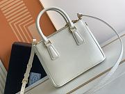 Prada Galleria Saffiano Leather Mini-Bag White size 20x15x9.5 cm - 4