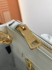 Prada Galleria Saffiano Leather Mini-Bag White size 20x15x9.5 cm - 3