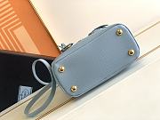 Prada Galleria Saffiano Leather Mini-Bag Cloud Blue size 20x15x9.5 cm - 5