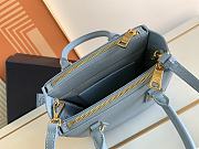 Prada Galleria Saffiano Leather Mini-Bag Cloud Blue size 20x15x9.5 cm - 4