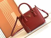 Prada Galleria Saffiano Leather Mini-Bag Red size 20x15x9.5 cm - 1