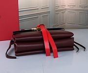 Valentino Garavani V-Ring Shoulder Bag Red  size 28 x 22 x 14 cm - 4