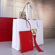 Valentino Garavani Vring Large Shopper White size 39 x 32 x 14 cm - 3