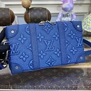 Louis Vuitton Soft Trunk Blue M81776 size 22.5 x 14 x 5 cm - 3