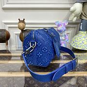 Louis Vuitton City Keepall Blue M21448 size 27 x 17 x 13 cm - 4