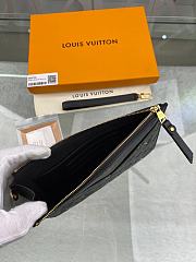 Louis Vuitton Pochette Melanie MM Black 23 x 16 x 2cm - 6