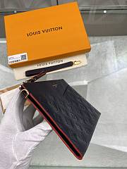 Louis Vuitton Pochette Melanie MM Black/Red size 23 x 16 x 2cm - 2