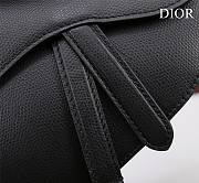 Dior Saddle Small Bag Black Grain Leather size 19.5x16x6.5 cm - 6