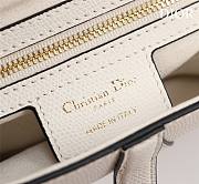 Dior Saddle Bag White Grain Leather size 25.5x20x6.5 cm - 4