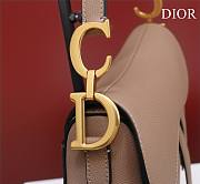 Dior Saddle Bag Beige Grain Leather size 25.5x20x6.5 cm - 6
