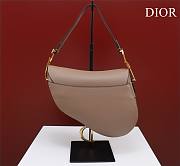 Dior Saddle Bag Beige Grain Leather size 25.5x20x6.5 cm - 4