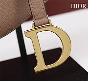 Dior Saddle Bag Beige Grain Leather size 25.5x20x6.5 cm - 3