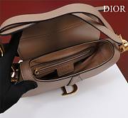 Dior Saddle Bag Beige Grain Leather size 25.5x20x6.5 cm - 2