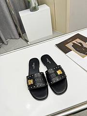 Louis Vuitton Lock It Flat Mule Black  - 1