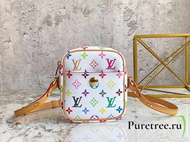 Louis Vuitton Rift Bronne 16 White Monogram Multicolor Size 16x13.5x4.5 cm - 1