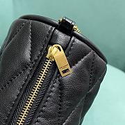 YSL Sade Mini Tube Bag In Quilted Black Lambskin 20x10x10 cm - 4