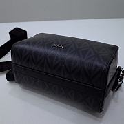 Dior Lingot 22 Bag Dior Black CD Diamond Canvas 22 x 10.5 x 12.5 cm - 2