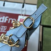 Gucci Jackie 1961 Mini Shoulder Bag Blue 699651 size 19x13x3 cm - 5