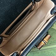 Gucci Bamboo 1947 Mini Top Handle Bag Black 724641 size 17x12x7.5 cm - 6
