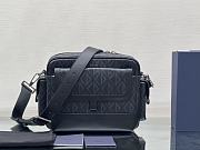 Dior Hit The Road Messenger Bag Dior Black CD Diamond Canvas 26x21x8 cm - 1