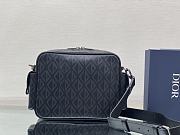 Dior Hit The Road Messenger Bag Dior Black CD Diamond Canvas 26x21x8 cm - 6