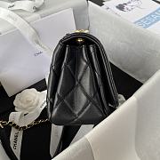 Chanel Small Flap Bag With Big Chain Black AS3366 size 20x9x13.5 cm - 4