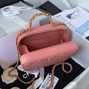 Chanel Vanity Case in Pink Lambskin AS3319 size 16x20.5x7.5 cm - 2